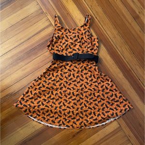 Retrolicious Orange Halloween Dress